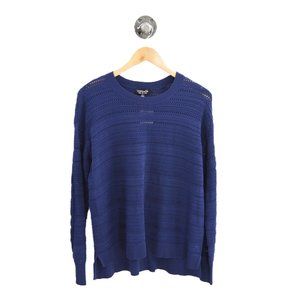 Topshop Eyelet Crew Neck Sweater #194-118